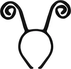 Butterfly Antenna Headband For Girls Women Bug Antenna Headband Black Velvet Headband