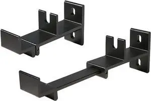 Adjustable Soundbar Wall Mount, Universal Sound Bar Bracket for Mounting Under TV, Compatible with SONOS Samsung LG VIZIO Bose ROKU Soundbar, Black
