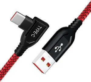 Dash Charge Cable, C 5V 4A USB C Cable for OnePlus 7 Charger Cable, 6.6FT Warp Charge for OnePlus 10 Pro/ 9 Pro/ 9, 90 Degree L-Line Dash Cable Charging Rapidly for OnePlus 8T for Playing Games