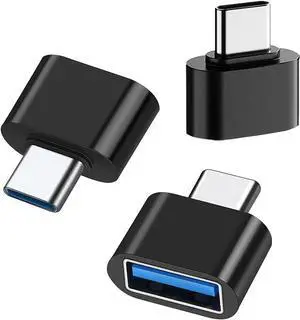 USB C to USB 3.0 Adapter (3-Pack) Leizhan USB-C to USB Female Adapter USB Type-C to USB OTG Adapter for Thunderbolt 3 MacBook Pro/Air 2019+ iPad Pro 2020 Galaxy S20 S20+ Google Pixel Dell XPS and More