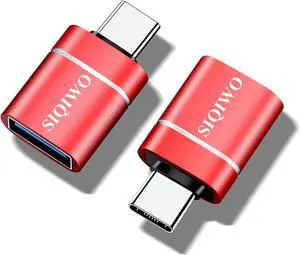 USB C to USB 3.0 OTG Adapter [2 Pack] Type C OTG Adapter Thunderbolt 3 Type C Adapter for MacBook Pro 2019/2018/2017 MacBook Air 2018  XPS  Galaxy  Pixel Surface Go