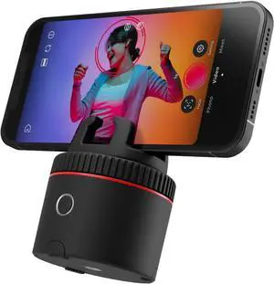 Pivo Influencer Auto Tracking Phone Holder, Content Creator Essentials, Face & Body Tracker, 360° Rotation for Video Recording, Vlogging, Streaming