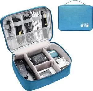 Y Electronics Organizer Travel Cable Organizer Bag Waterproof Portable Digital Storage Bag Electronic Accessories Case Cable Charger Organizer Case