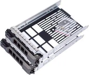 Hard Drive Tray Caddy 3.5 SSD Caddy F238F 0F238F SAS SATA Hard Drive Bracket Compatible for D-ELL Poweredge T330 T430 T630 R230 R330 R430 R530 R630 R730 R730XD R930, 2 Pack - OEM