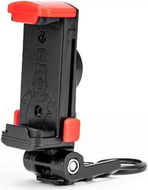 Fotopro Phone Tripod Mount 1/4 inch Screw Universal Desktop Car Mobile Phone Clip for Monopod Selfie Stick Desktop Tripod Video Vlogging Photograph