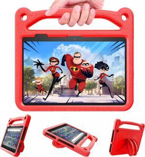 Fire HD 7 2022 Case Amazon Fire 7 Case for Kids Grand Sky Kids Shock Proof Protective Cover Case for Amazon Fire 7 Tablet Compatible with 2022 ReleaseRed