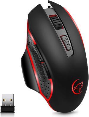 Wireless Gaming Mouse,large-size ,Ergonomic Hand Grips,6 Buttons Gamer Desk Laptop PC Gaming Mouse