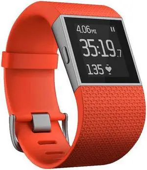 Fitbit Surge Bluetooth Heart Rate Activity Fitness GPS Small Black Blue Orange Fast Shipping  FedEx DHL Orange