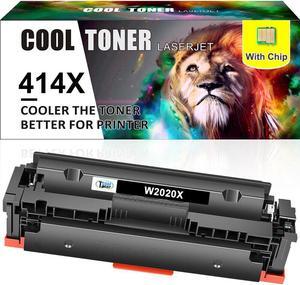 1x With Chip 414X W2020X BK Toner Compatible with HP LaserJet M479 M454dn M479dw - OEM