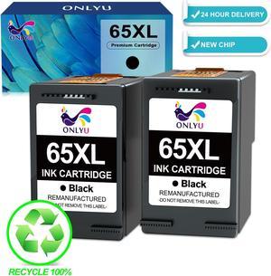 2PK NEW 65XL Printer Black Ink Combo for HP ENVY 5000 5010 5012 5014 5020 5030