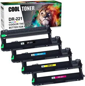 4PK DR221CL DR221 Drum Unit For Brother HL3140CW HL-3170CDW MFC-9340CDW Printer - OEM