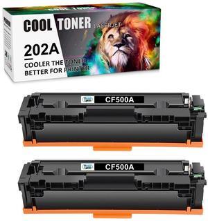 2 Toner Compatible with HP 202A CF500A Color LaserJet Pro M254dw M281cdw M281fdw - OEM