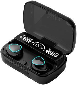 Abelanja TWS Wireless Headphones Earphones 1200mAh Charging Box Bluetooth-compatible Stereo Waterproof Earbuds Headsets With Microphone