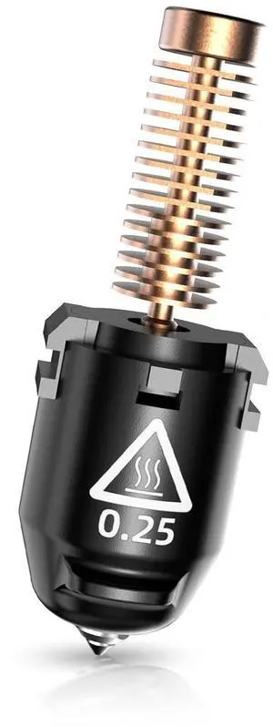 FLASHFORGE Nozzle Assembly for Adventurer 5M Series 3D Printer, 280C High Speed and Quick-release Nozzle, 0.25mm