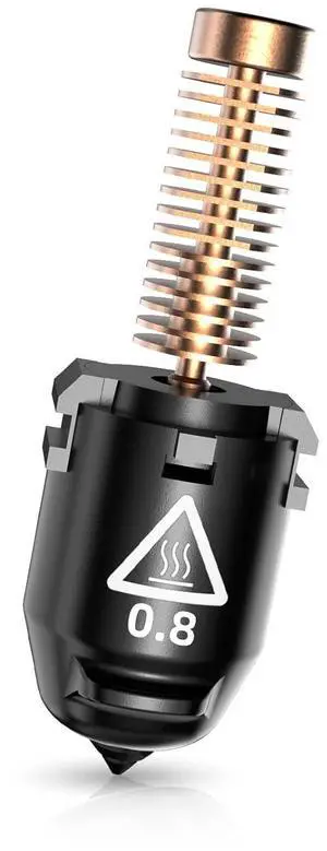 FLASHFORGE Nozzle Assembly for Adventurer 5M Series 3D Printer, 280C High Speed and Quick-release Nozzle, 0.8mm