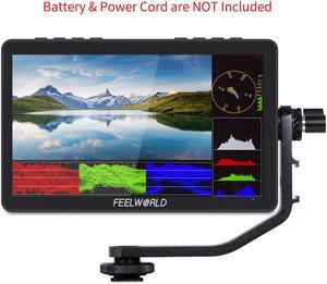 FEELWORLD F5 Pro V4 6 Inch Touch Screen DSLR Camera Field Monitor with 3D LUT F970 External Kit Install for Power Wireless Transmission IPS FHD1920x1080 4K HDMI Input Output 5V Type-c Input Tilt Arm