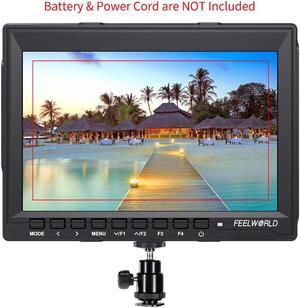 FEELWORLD FW759 7 Inch DSLR Camera Field Monitor HD Video Assist Slim IPS 1280x800 4K HDMI 1080p with Sunshade