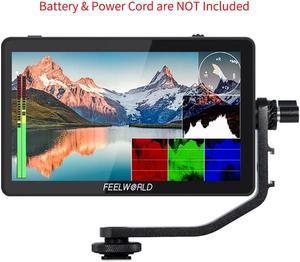 FEELWORLD F6 PLUS V2 6 inch DSLR Camera Field Touch Screen Monitor HDR 3D LUT Small Full HD 1920x1080 IPS 4K HDMI Input Output 8.4V DC Output Include Tilt Arm