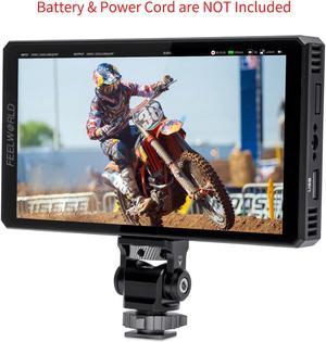 FEELWORLD CUT6 6 Inch Recording Monitor Field Camera DSLR USB2.0 Recorder, 1920x1080 Touch Screen Waveform HDR HDMI Loop Out LUT 4K HDMI Input
