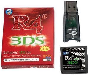 R4 R4i White Dual Core Flash Card Adapter for Nintendo DS 2DS New 3DS XL  V1.0-11.9 