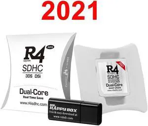 New R4 R4i SDHC Gold Pro Dual Core RTS Lite Flash Card Adapter Kit for DS DSI 2DS 3DS New3DS