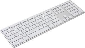 Apple Keyboard Standard Keyboard Wired, MB110LL/A, White/Aluminum