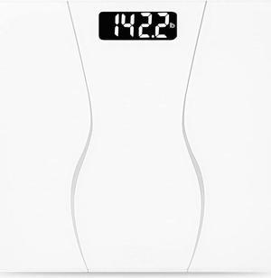 digital body weight bathroom scale bmi, accurate weight measurements scale, large backlight display and step-on technology,400 pounds,body tape measure  included (bmi) 