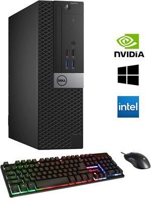 Dell OptiPlex 7040 SFF Computer Desktop i5 6500 3.2Ghz 16GB DDR4 RAM 1TB SSD NVIDIA GeForce GT 1030 2GB Win 10 Pro WIFI with Gaming PC Keyboard & Mouse HAJAAN HC510 HDMI