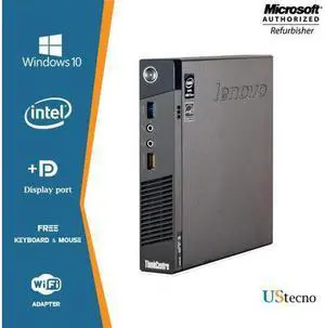 Lenovo Grade A Desktop Computer M93P Intel Core i5 4th Gen 4570T (2.90 GHz) 8 GB DDR3 512 GB SSD Windows 10 Pro - US TECNO