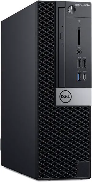 DELL Business Desktop OptiPlex 5070-SFF Intel Core i7 9th Gen 9700 (3.00GHz) 32GB DDR4 1 TB PCIe SSD Windows 10 Pro 64-bit