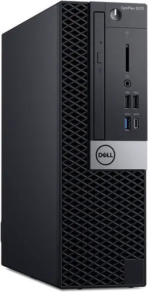 DELL Business Desktop OptiPlex 5070-SFF Intel Core i7 9th Gen 9700 (3.00GHz) 32GB DDR4 500 GB PCIe SSD Windows 11 Pro 64-bit