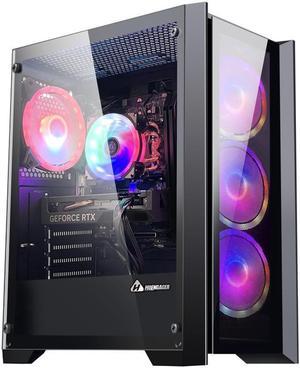 HE Apollo Gaming PC AMD Ryzen 7 5700G 8Core 38GHz  RTX 3060 12GB 32GB DDR4 RAM 1TB PCIe SSD WIFI Bluetooth Ready RGB FansWindows 11 Pro Desktop Computer Black