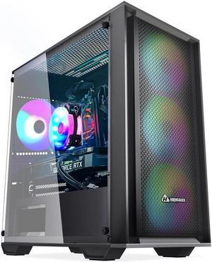H.E. Gaming desktop -AMD Ryzen 5 5600G 6-core 3.9GHz -Radeon RX 6600 8GB- 16GB DDR4 3200MHz -1TB M.2 SSD- Windows 11 Pro - WIFI&Bluetooth - Gaming PC