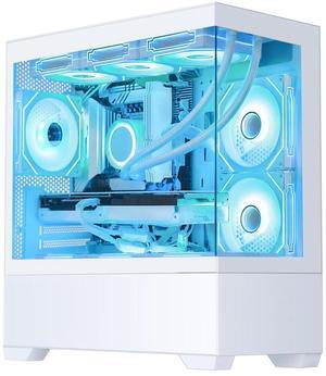 Hoengager Sunshine RTX 5070TI 16G Gaming PC Desktop - Intel Core i5-12600KF , 32GB DDR5 RAM 6000MHz, 1TB PCIe +1TB SATA SSD, WiFi + BT, Windows 11 Pro -RGB Prebuilt Computer