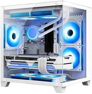 HoengagerGaming PC - AMD Ryzen 7 5700G 3.8GHz , Intel Arc B580 12GB, 16GB DDR4 RAM, 1TB PCIe SSD, WiFi + BT, Windows 11 Pro -RGB Prebuilt Desktop