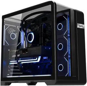 Hoengager Astral Plus Gaming PC -AMD Ryzen 7 9800X3D 8-Core 5.2 GHz- GeForce RTX 5070 Ti 16G DLSS 4- 32GB DDR5 6000MHz - 1TB PCIe +2TB SATA SSD- Windows 11 Pro Desktop-Black