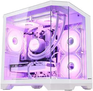Hoengager RTX 5070 12GB Gaming PC Desktop - AMD Ryzen 7 7700, 32GB DDR5 RAM, 1TB PCIe SSD, WiFi + BT, Windows 11 Pro -RGB Prebuilt Computer -Ocean of Stars