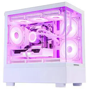 Hoengager Sunshine RTX 5070 12GB Gaming PC Desktop - Intel Core i7-12700KF, 32GB DDR5 RAM 6000MHz, 1TB PCIe SSD, WiFi + BT, Windows 11 Pro -RGB Prebuilt Computer