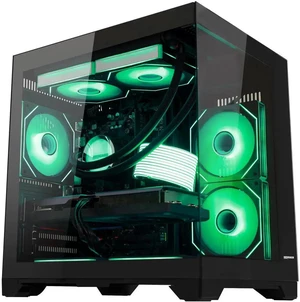 Hoengager Gaming PC AMD Ryzen 7 5700X 8-Core 3.4 GHz, RX 9070 GRE 12GB GPU, 16GB DDR4 RAM,1TB PCIe SSD, WIFI&BT, Liquid cooler, 650W PSU ,ARGB Software Windows 11 Prebuilt Desktop-Black Hoengager Gaming PC AMD Ryzen 7 5700X 8-Core 3.4 GHz, RX 9070 GRE 12GB GPU, 16GB DDR4 RAM,1TB PCIe SSD, WIFI&BT, Liquid cooler, 650W PSU ,ARGB Software Windows 11 Prebuilt Desktop-Black