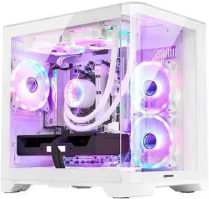 Hoengager RTX 3060 12GB Gaming PC -AMD Ryzen7 7800X3D 8Core 4.2 GHz, 16GB DDR5 RAM, 1TB PCIe SSD, WiFi + BT, 650W PSU,240 Liquid cooler, Windows 11-ARGB Software Prebuilt Desktop Computer-White Hoengager RTX 3060 12GB Gaming PC -AMD Ryzen7 7800X3D 8Core 4.2 GHz, 16GB DDR5 RAM, 1TB PCIe SSD, WiFi + BT, 650W PSU,240 Liquid cooler, Windows 11-ARGB Software Prebuilt Desktop Computer-White