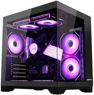 Hoengager AMD Ryzen 5 5600GT 6-Core 3.6 GHz,32GB DDR4 3200MHz,1TB M.2 SSD,WiFi& Bluetooth, Windows 11 APP RGB Fan Control Gaming Desktop PC-Black Hoengager AMD Ryzen 5 5600GT 6-Core 3.6 GHz,32GB DDR4 3200MHz,1TB M.2 SSD,WiFi& Bluetooth, Windows 11 APP RGB Fan Control Gaming Desktop PC-Black