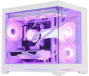 Hoengager Gaming PC -AMD Ryzen 5 9600X 6-Core 3.9 GHz-RTX 5060 Ti 8GB GPU-32GB DDR5 RAM-1TB PCIe SSD-360 Liquid Cooler -WIFI &Bluetooth-850W PSU -ARGB Fans-Windows 11 Prebuilt Gaming Desktop PC-White Hoengager Gaming PC -AMD Ryzen 5 9600X 6-Core 3.9 GHz-RTX 5060 Ti 8GB GPU-32GB DDR5 RAM-1TB PCIe SSD-360 Liquid Cooler -WIFI &Bluetooth-850W PSU -ARGB Fans-Windows 11 Prebuilt Gaming Desktop PC-White