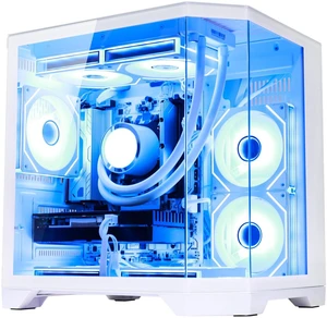 Hoengager RTX 5070 12GB Gaming PC Desktop - AMD Ryzen 5 7600X 6-Core 4.7GHz, 16GB DDR5 RAM, 1TB PCIe SSD, WiFi + BT, 850W PSU,240 AIO Liquid cooler, Win 11 -APP RGB Control Prebuilt Computer Hoengager RTX 5070 12GB Gaming PC Desktop - AMD Ryzen 5 7600X 6-Core 4.7GHz, 16GB DDR5 RAM, 1TB PCIe SSD, WiFi + BT, 850W PSU,240 AIO Liquid cooler, Win 11 -APP RGB Control Prebuilt Computer