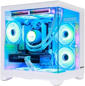 Hoengager Desktop AMD Ryzen 7 7800X3D 8-Core 4.2 GHz- RTX 5070 12GB GPU-16GB DDR5 RAM- 1TB PCIe SSD -Liquid Cooler-WIFI &BT 650W PSU -Windows 11 ARGB Software Prebuilt PC Computer-White Hoengager Desktop AMD Ryzen 7 7800X3D 8-Core 4.2 GHz- RTX 5070 12GB GPU-16GB DDR5 RAM- 1TB PCIe SSD -Liquid Cooler-WIFI &BT 650W PSU -Windows 11 ARGB Software Prebuilt PC Computer-White