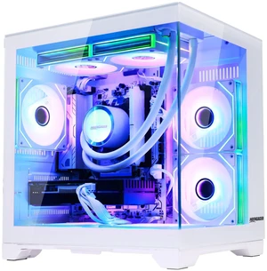 Hoengager Desktop AMD Ryzen 5 9600X 6-Core 3.9 GHz - GeForce RTX 5070 12GB-32GB DDR5 RAM- 1TB PCIe SSD -Liquid Cooler-WIFI &BT 650W PSU -Windows 11 ARGB Software Prebuilt PC Computer-White Hoengager Desktop AMD Ryzen 5 9600X 6-Core 3.9 GHz - GeForce RTX 5070 12GB-32GB DDR5 RAM- 1TB PCIe SSD -Liquid Cooler-WIFI &BT 650W PSU -Windows 11 ARGB Software Prebuilt PC Computer-White