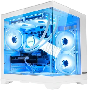 Hoengager Gaming PC -AMD Ryzen 7 5700X 3.4GHz ,NVIDIA RTX 3050 6G GPU,32GB DDR4 RAM ,1TB M.2 SSD , Liquid Cooler,WIFI&BT, ARGB Software, HDMI,Bluetooth ,Windows 11 Desktop- White PC Hoengager Gaming PC -AMD Ryzen 7 5700X 3.4GHz ,NVIDIA RTX 3050 6G GPU,32GB DDR4 RAM ,1TB M.2 SSD , Liquid Cooler,WIFI&BT, ARGB Software, HDMI,Bluetooth ,Windows 11 Desktop- White PC