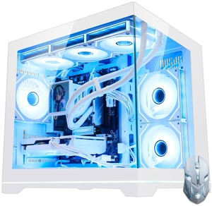 Hoengager Gaming PC-AMD Ryzen 7 9800X3D 8Core 5.2GHz- RX 9070 XT 16GB GPU-16GB DDR5 RAM-1TB PCIe SSD-360Liquid Cooler-850W Gold PSU-APP ARGB Fans-VR Ready Win 11 prebuilt Gaming Desktop PC-White Hoengager Gaming PC-AMD Ryzen 7 9800X3D 8Core 5.2GHz- RX 9070 XT 16GB GPU-16GB DDR5 RAM-1TB PCIe SSD-360Liquid Cooler-850W Gold PSU-APP ARGB Fans-VR Ready Win 11 prebuilt Gaming Desktop PC-White