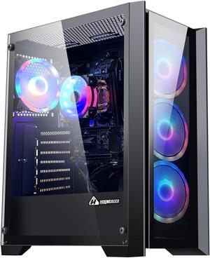 CLX Set Gaming Desktop - AMD Ryzen 5 5600G 3.9GHz 6-Core Processor, 8GB  DDR4 Memory, Radeon Vega 7 1GB Shared Graphics, 500GB SSD, WiFi, Windows 11