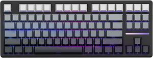 Hoengager Forerunner X87, 87 keys Mechanical Gaming Keyboard, 2.4 GHz / Bluetooth / Wired Connectivity, Side Carving PBT Keycaps, Key Switches with Customized Sound, 10000 mAh built-in Battery