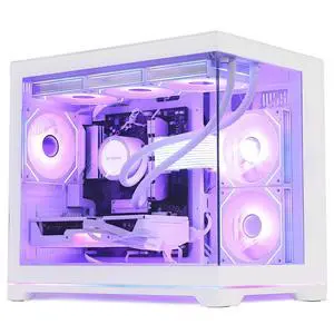Hoengager Gaming PC -AMD Ryzen 7 9700X 8-Core 3.8 GHz-RTX 5060 8GB-32GB DDR5 RAM-1TB PCIe SSD-360 Liquid Cooler -WIFI &Bluetooth-850W PSU -ARGB Fans-Windows 11 Pro prebuilt Gaming Desktop PC-White Hoengager Gaming PC -AMD Ryzen 7 9700X 8-Core 3.8 GHz-RTX 5060 8GB-32GB DDR5 RAM-1TB PCIe SSD-360 Liquid Cooler -WIFI &Bluetooth-850W PSU -ARGB Fans-Windows 11 Pro prebuilt Gaming Desktop PC-White